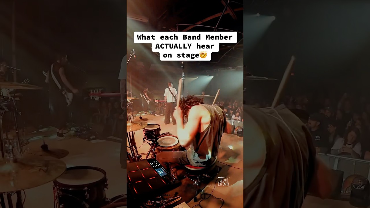 What Each Band Member ACTUALLY HEARS on Stage 🤯 (tap into MISSIO live IEM MIX😱) Joey Castro 2024