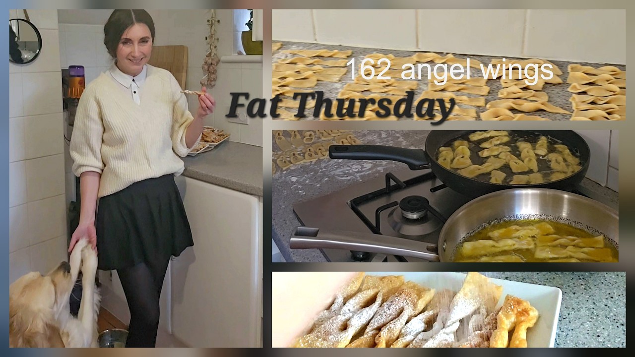 Polish Angel Wings/ Chrusty/ Faworki #baking #houswifevlog