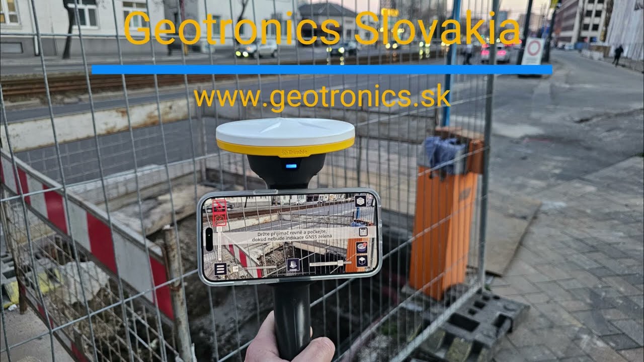 Skenovanie so softvérom Trimble SiteVision a LiDAR technológiou v iPhone Pro MAX