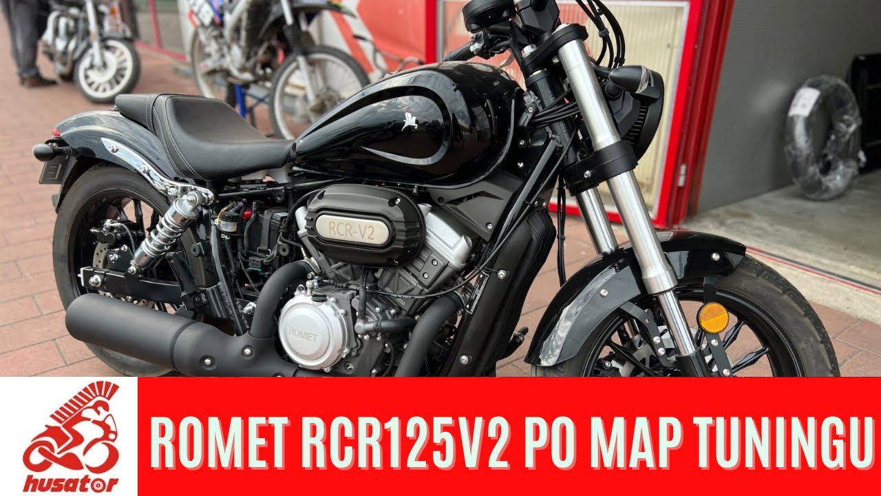Prezentacja Rometa RCR 125 V2 po Map Tuningu