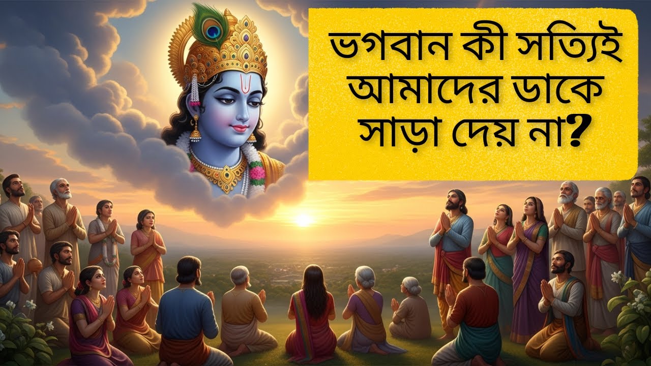 ভগবান কী আমাদের ডাকে সাড়া দেয় না ? | নাকি আমরা তা বুঝতে পারি না। এর পিছনের রহস্যটা কী।