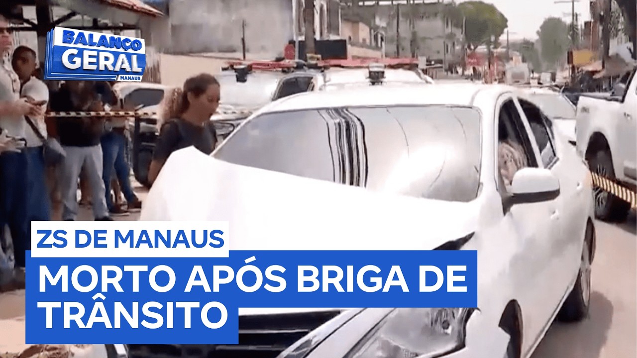 Após briga no trânsito, homem é morto dentro de carro na zona sul de Manaus (AM)