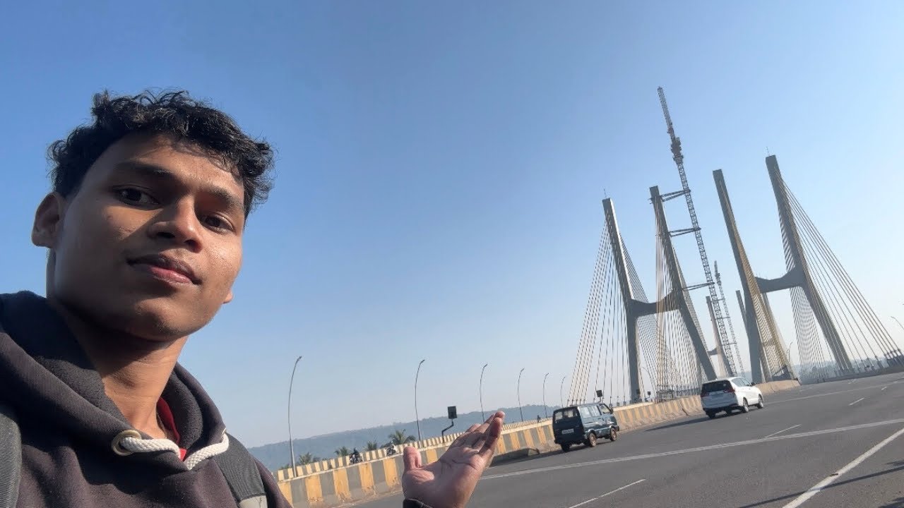 Riding over Zuari Bridge Goa || Rahul Gaonkar Vlogs