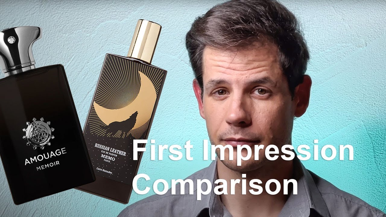 Amouage Memoir Man vs Memo Russian Leather - fragrance first impressions