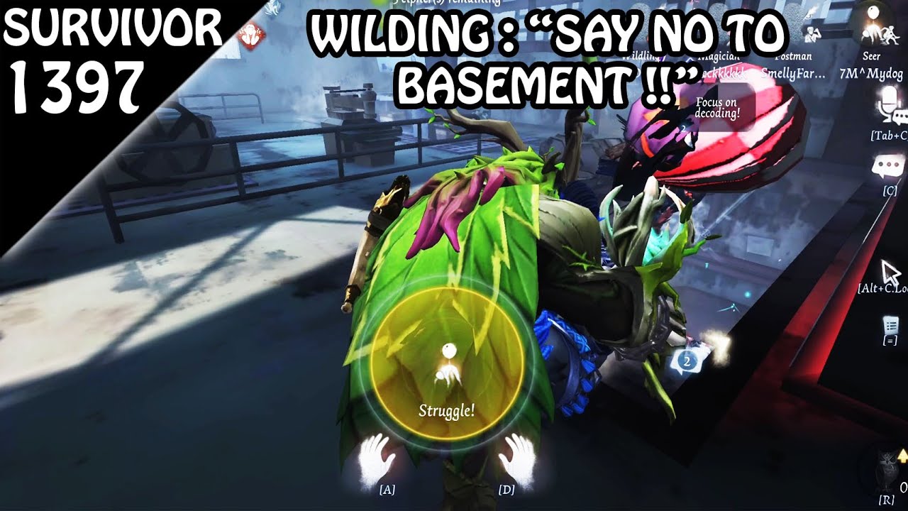 Wilding's Anti Basement Trick - Survivor Rank #1397 (Identity v)