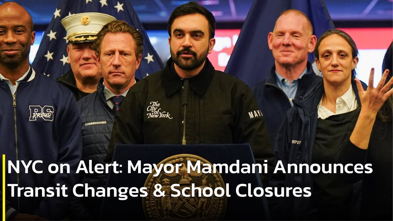 FULL PRESSER: Mayor Mamdani Issues Emergency Orders as Major Winter Storm Hits New York City | AC13