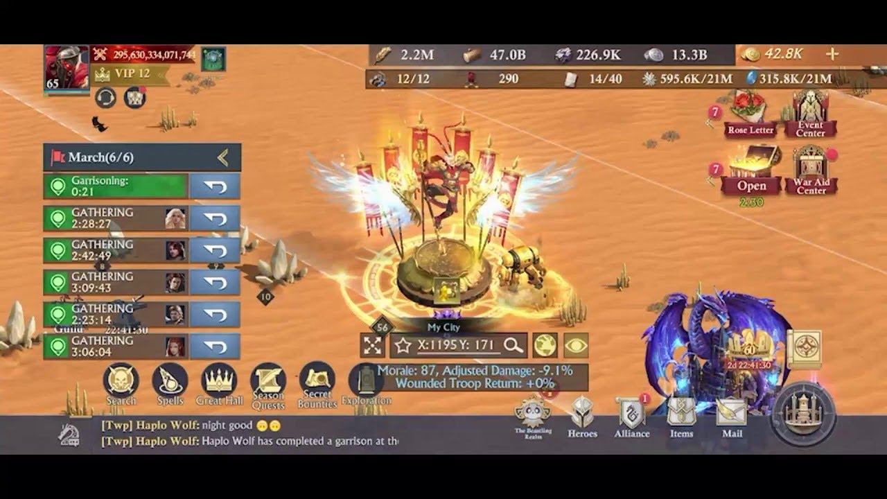 King of Avalon Live  S16— Dragon Power & Base Building Strategy