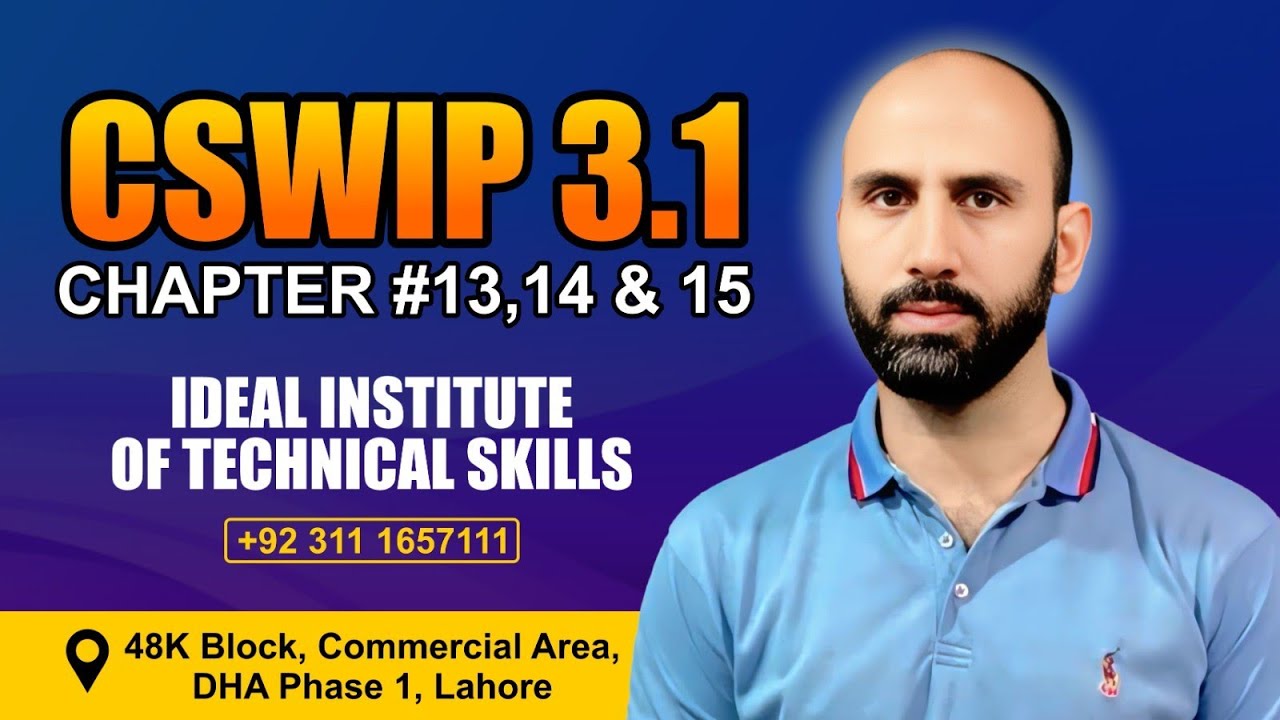 CSWIP 3.1 Главы 13, 14 и 15 || Идеальный институт технических навыков