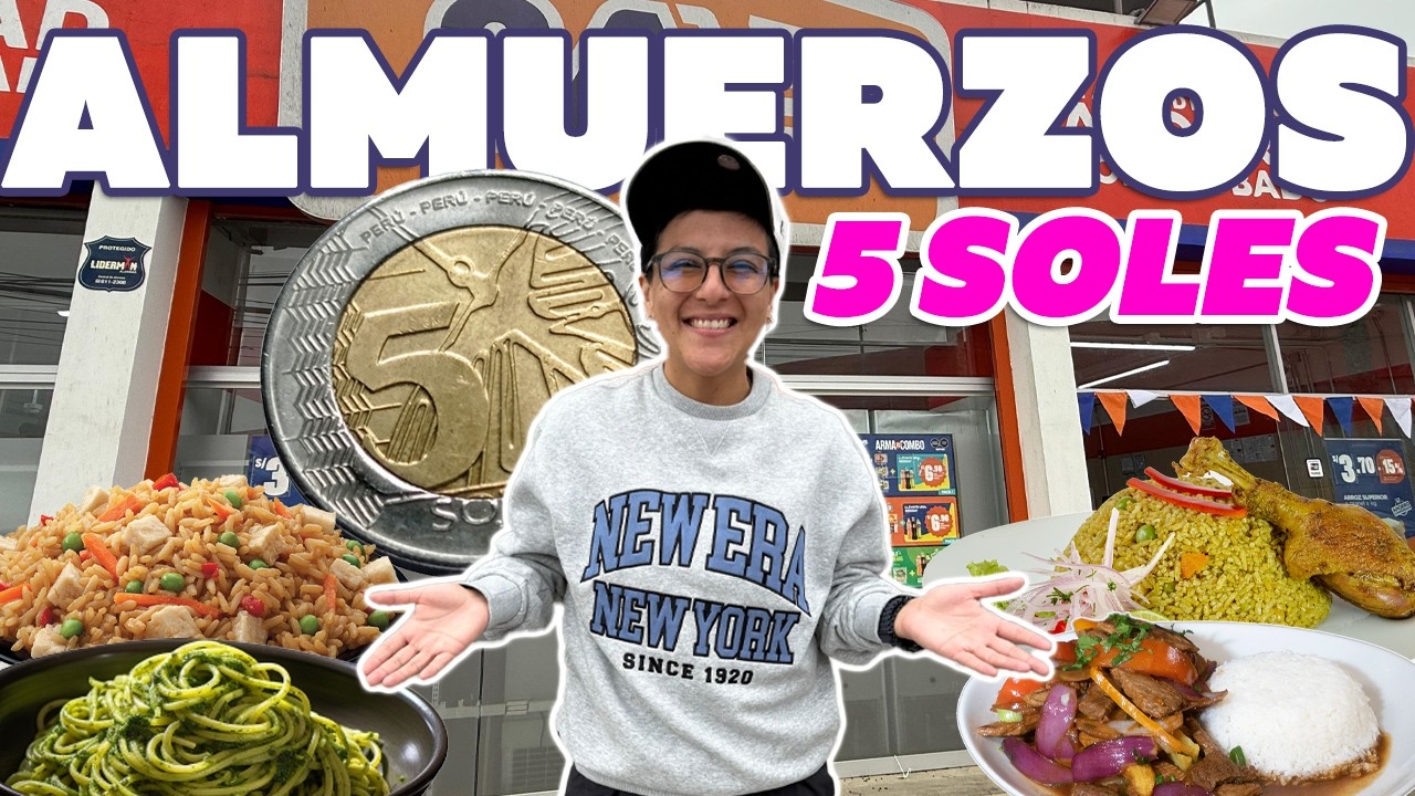 ESTOS ALMUERZOS SOLO COSTARON 5 SOLES: VALEN LA PENA? - Ariana Bolo Arce