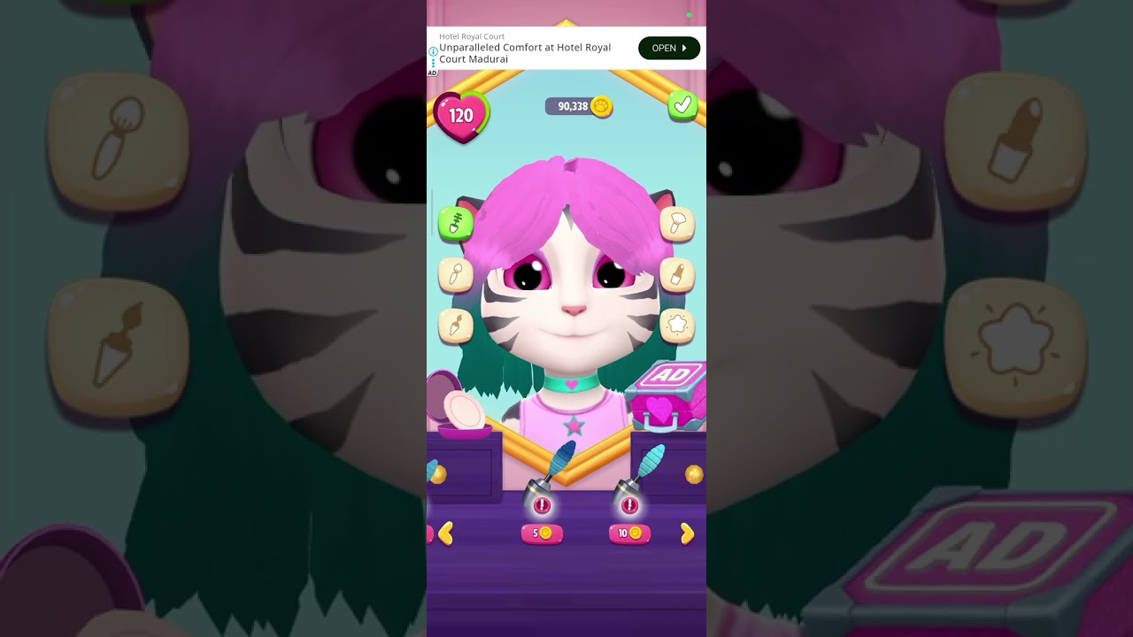 🩷 Angela 💚 full 🩷 video 💚 hair 🩷 shirt 💚 skirt 🩷 shoes 💚 and 🩷 makeup 💚 colour 🩷💚