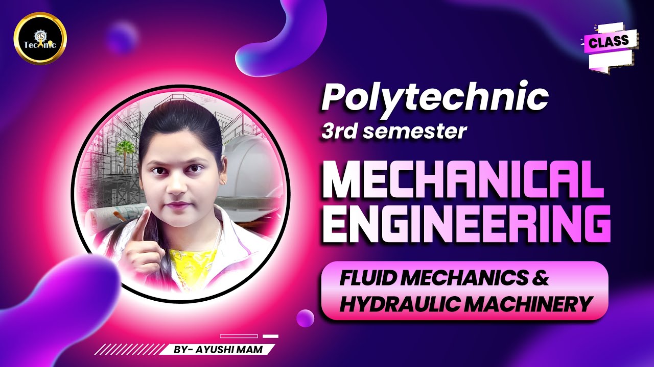 Fluid Mechanics & Hydraulic Machinery | Mechanical Engineering 3rd Sem BTEUP 2025-26 as technic live