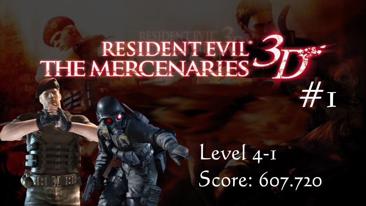 Resident Evil: The Mercenaries 3D - Duo Level 4-1 Pueblo (Krauser/Hunk)