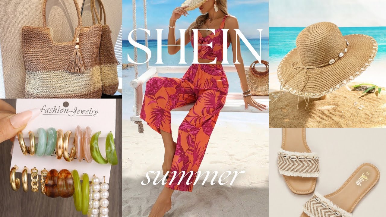 مشترياتي للبحر 🏖️☂️والصيف 🍹🍷من شي إن | SHEIN SAM☀️R haul@LEBSIFashion