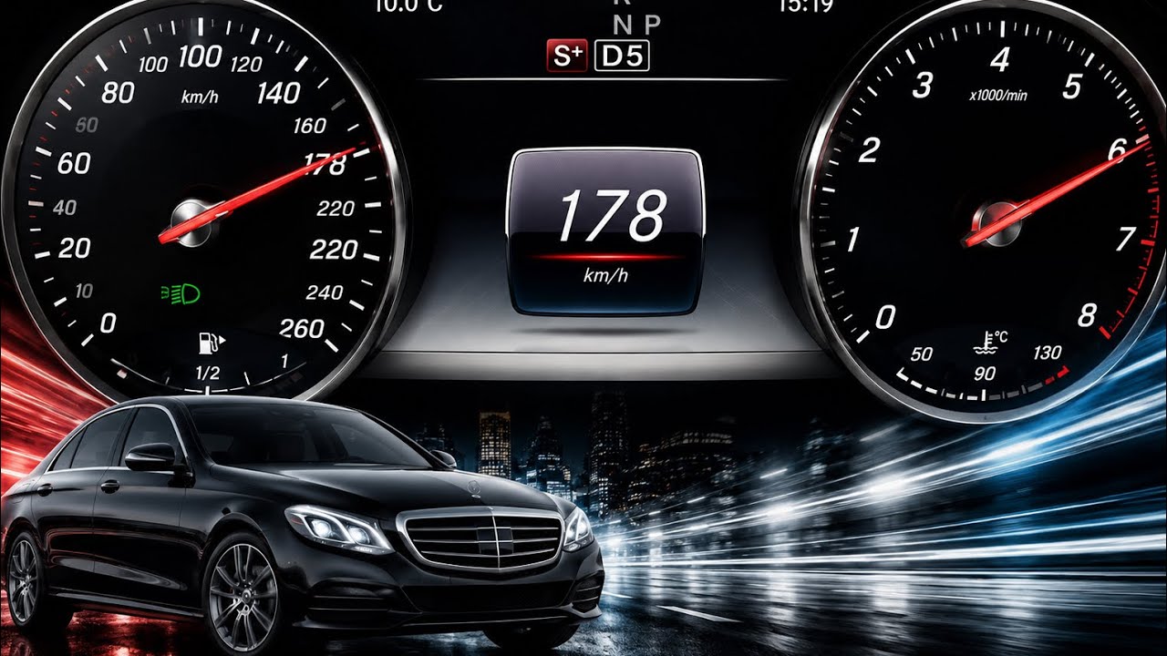 2017 MERCEDES E180 156hp 0-210 Kmh Top Speed Autobahn