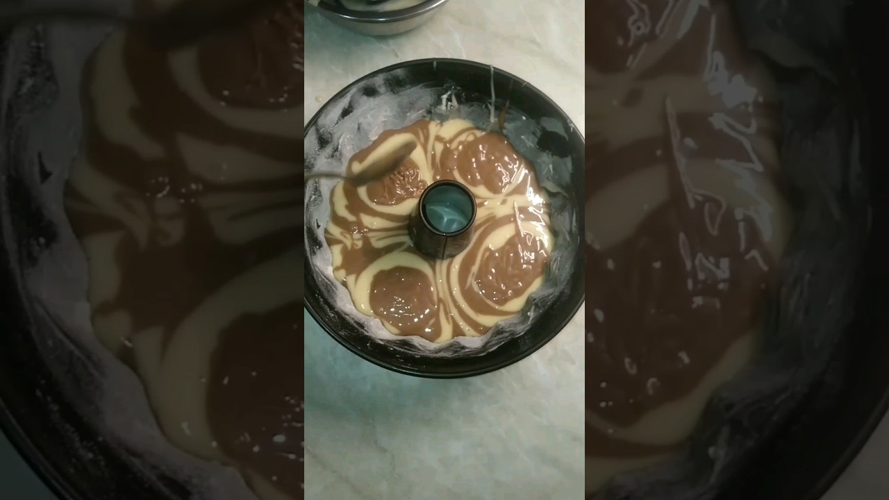 Kako se pravi &Scaron;areni KUGLOF 🍩 #shorts #recipe #recept #slatko #kolači