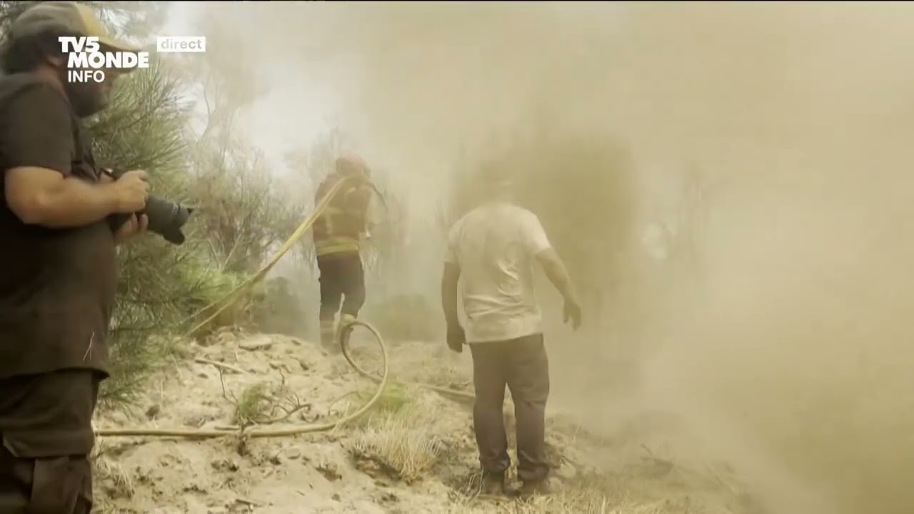 Le sud de l'Europe en proie aux incendies
