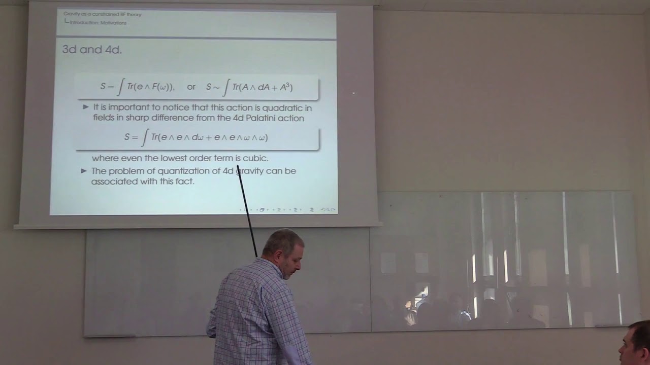[S19] Gravity as a constrained BF theory - J. Kowalski-Glikman