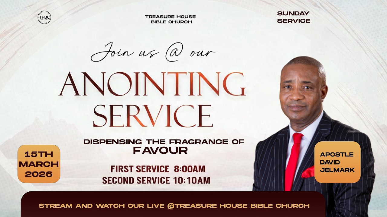 SPECIAL ANOINTING SERVICE || TREASURE HOUSE BIBLE CHURCH || 15-03-2026