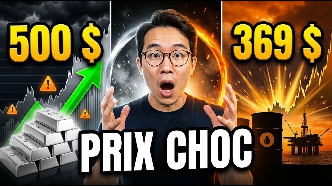 ARGENT À 500 $, PÉTROLE À 369 $ — Les graphiques qui vont vous choquer 📈😲