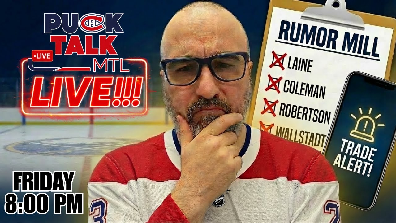 LIVE: Sabres AGAIN... Habs Trade Talk & Identity Crisis! | PuckTalk MTL