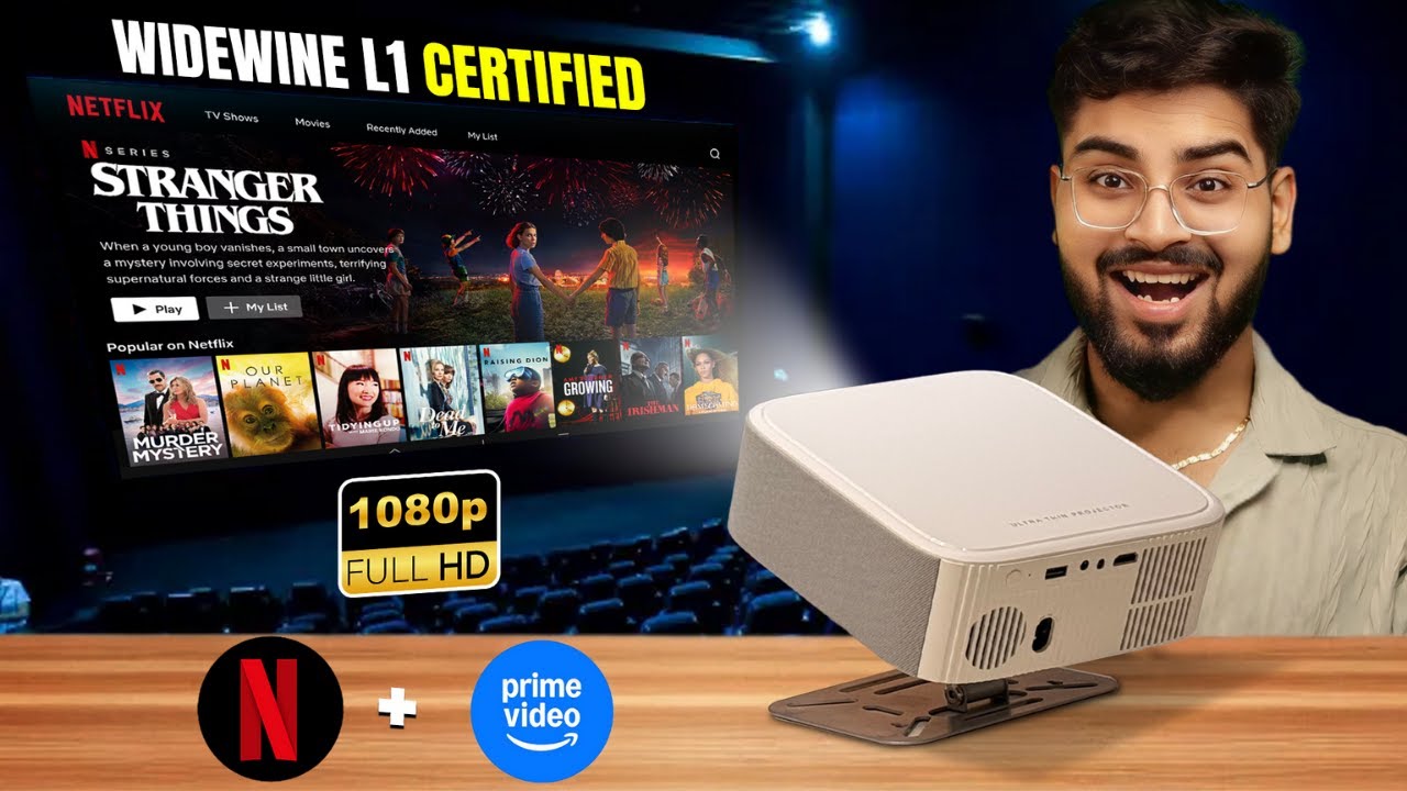PixPaq Power Review ✅ Best Android Projector for Home Theater 🔥 L1 Certified Android TV Projector