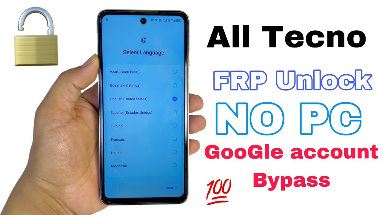 All Tecno FRP Bypass without pc setting not working