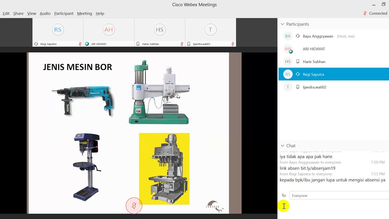 MATERI MESIN DRILLING (BOR)