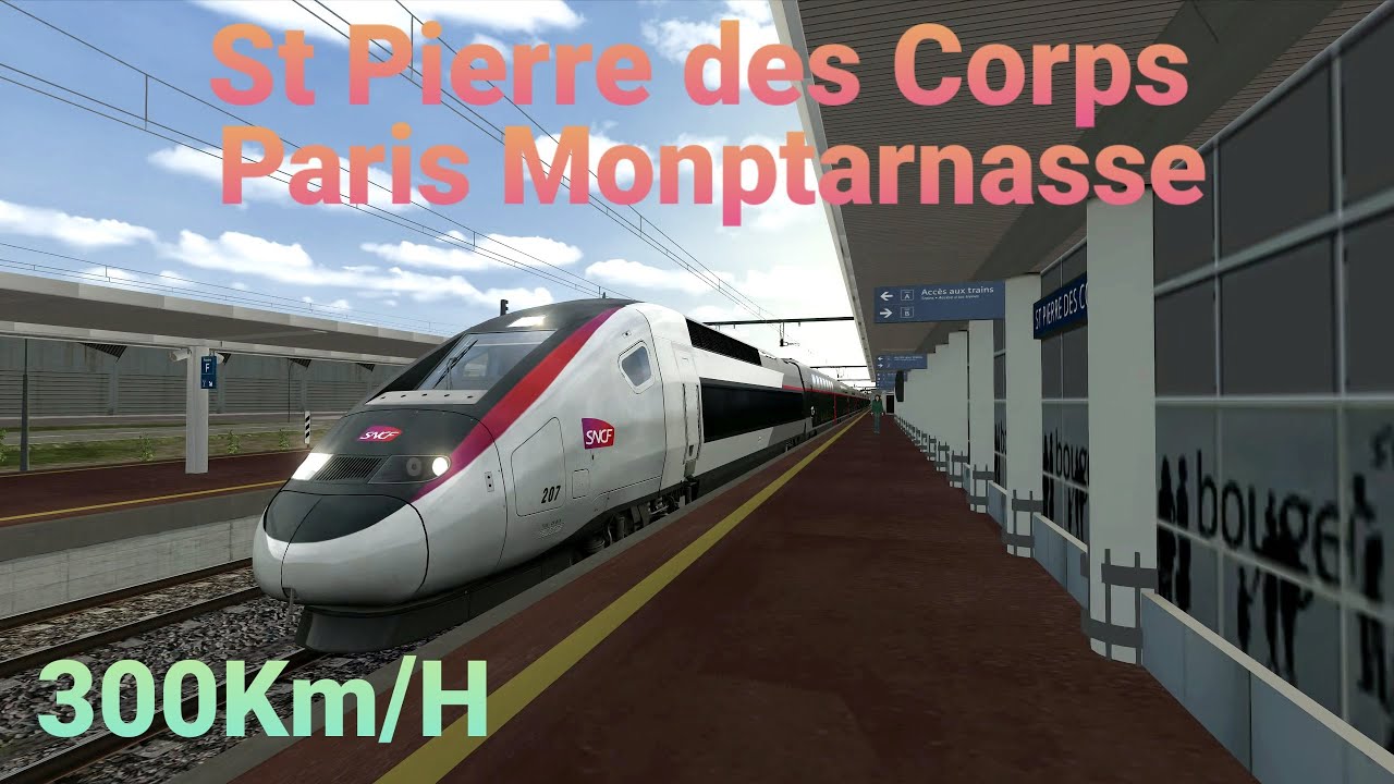 🚄 [TS 2021 2K] LGV A St Pierre des Corps Paris Monptarnasse à 300km/h !