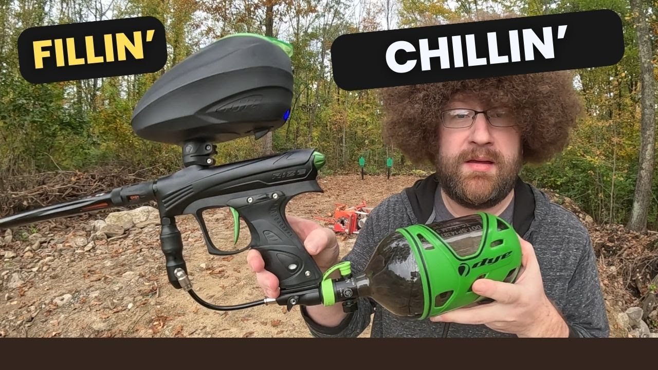 Fillin and Chillin Dye Rize CZR Paintball