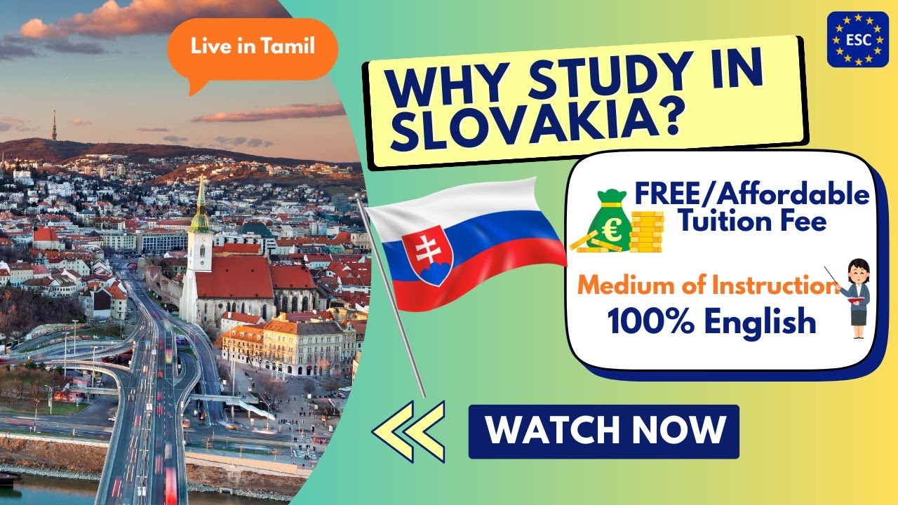 Why students should study in Slovakia ?👩&zwj;🎓📚