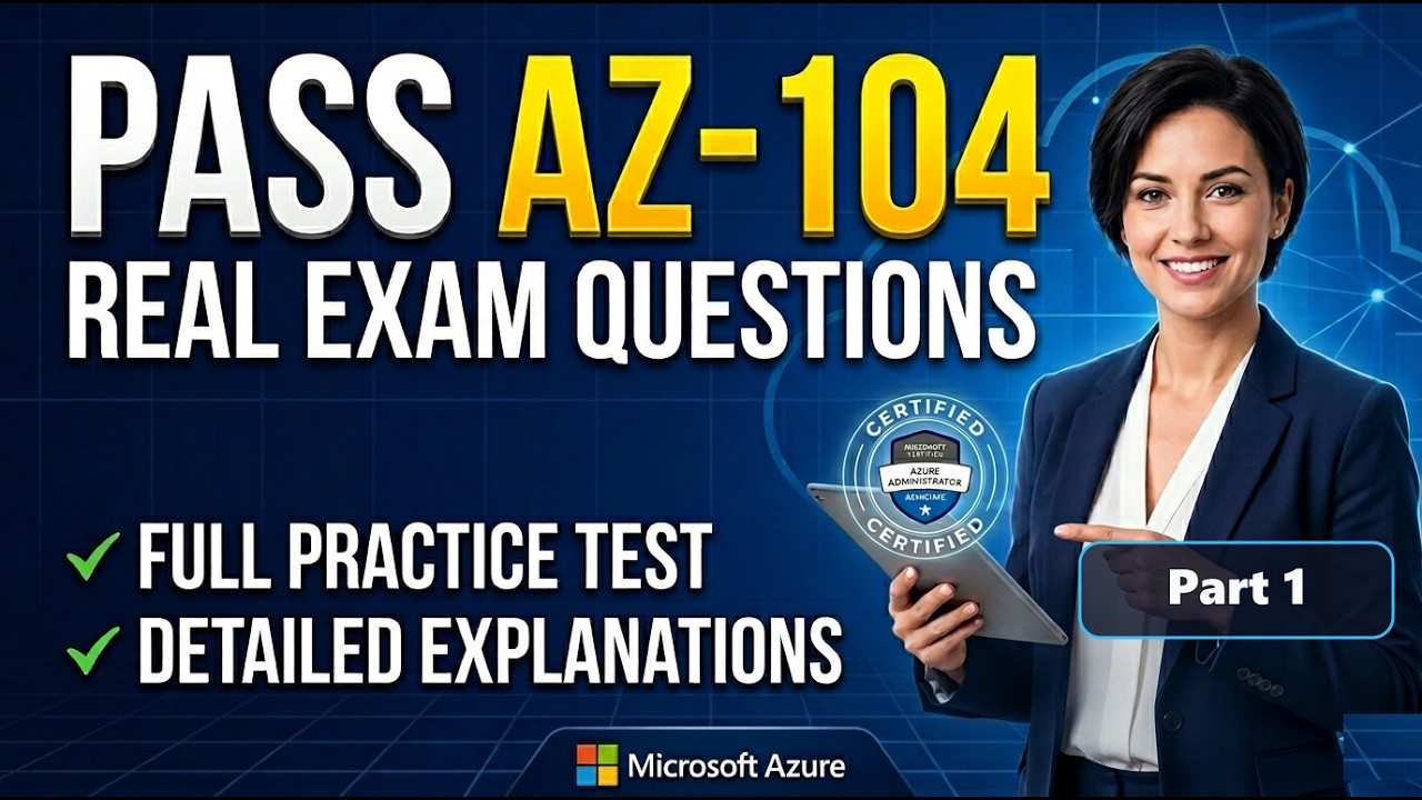 AZ-104 Part 1: Identity & Governance, Entra ID & Azure AD Azure Administrator Associate Exam (2026)