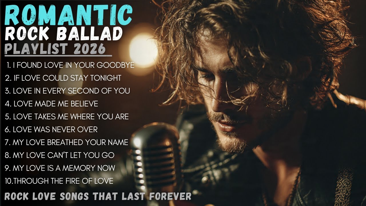 Emotional Rock Love Songs 🎸 | Romantic Ballads Playlist | Love Song 2026