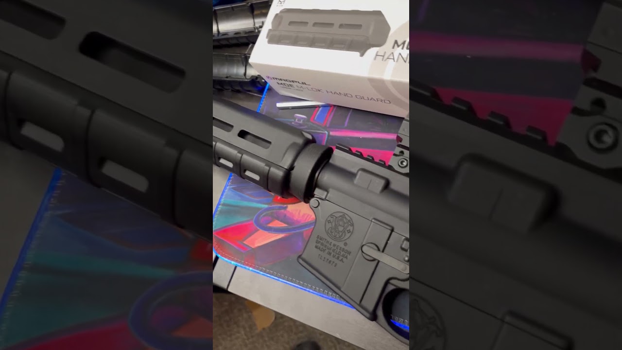 M&p 15 Magpul Handguard Install 🔫😎 #rifle #tools #shooting #police #training #youtubeshorts #viral