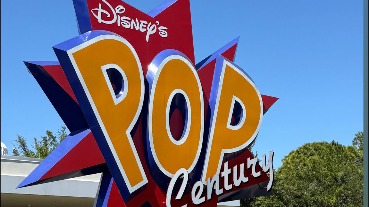 New Dining area! Disney’s Pop Century resort is such a groovy place! #disneyresort