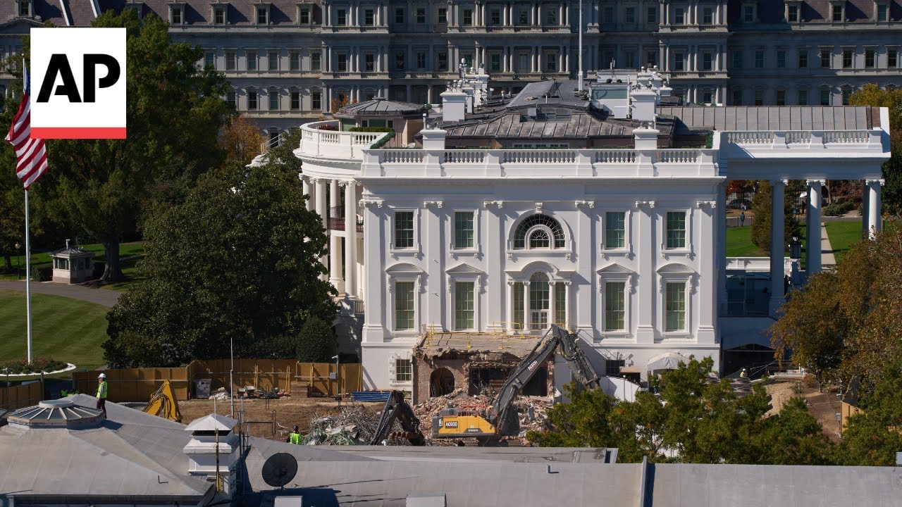 AP photographer describes taking photos of White House East Wing demolition