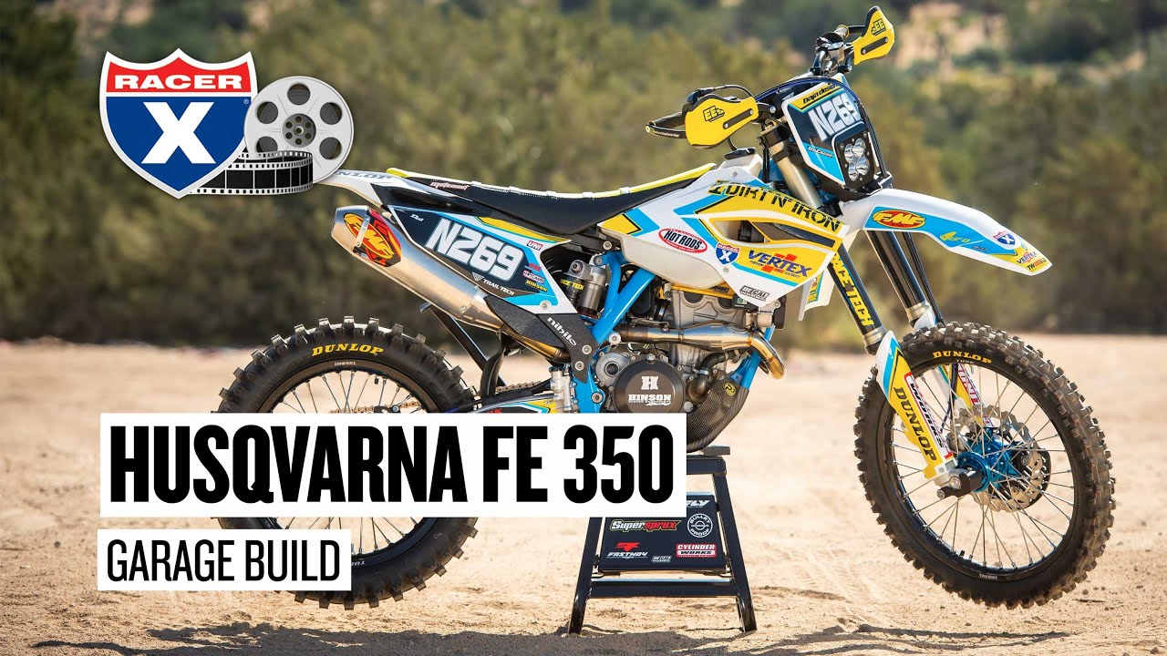 2014 Husqvarna FE 350 | Garage Build | Project Bike | Racer X Films