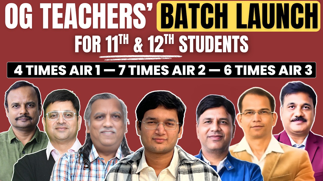 OG Teachers' Batch Launch for 11th & 12th Students | Vibrant Academy | Nishant Jindal