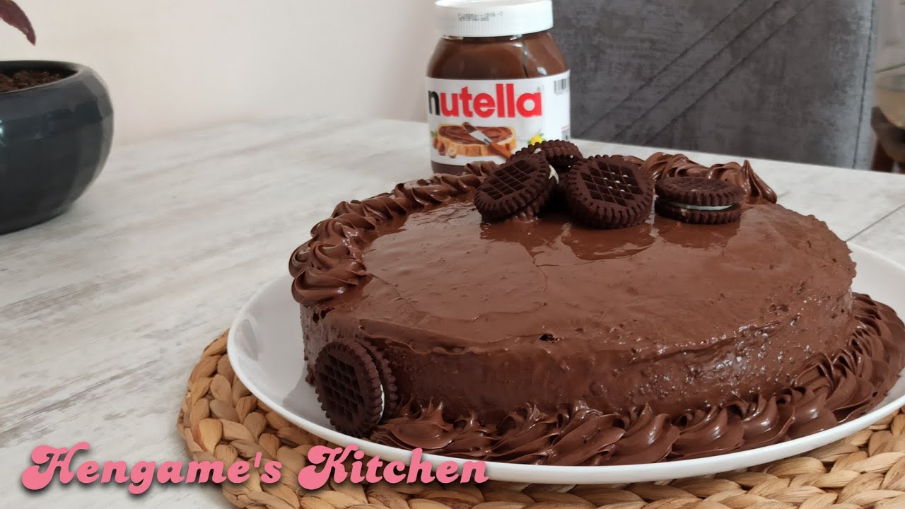 Nutella Cake | طرز تهیه کیک نوتلا 🌰