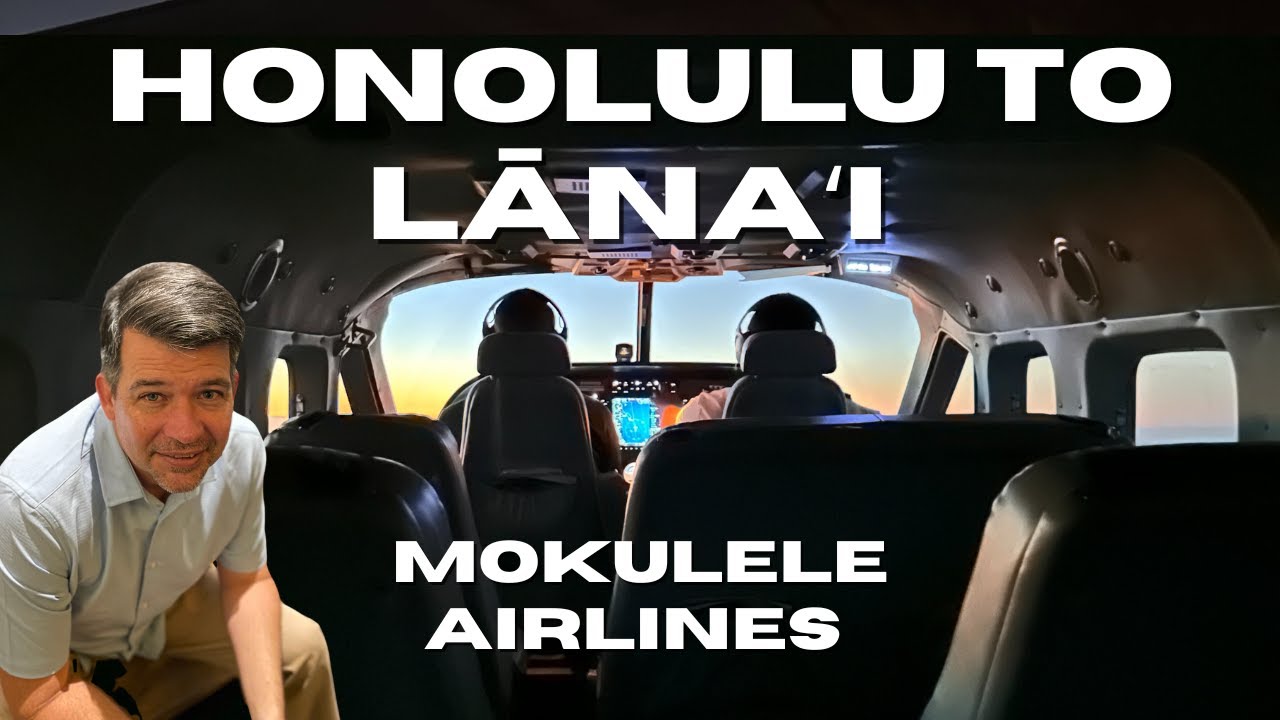 Honolulu to Lānaʻi Airport On Mokulele Airlines  | HNL-LNY | Trip Report