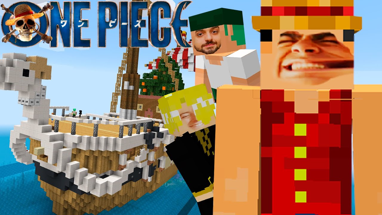ONE PIECE da Netflix (s&oacute; que no minecraft)