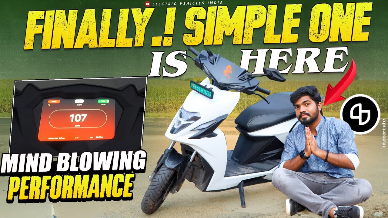 Finally SIMPLE ONE is Here🤩 | SIMPLE ONE Electric Scooter Review | Electric Vehicles India