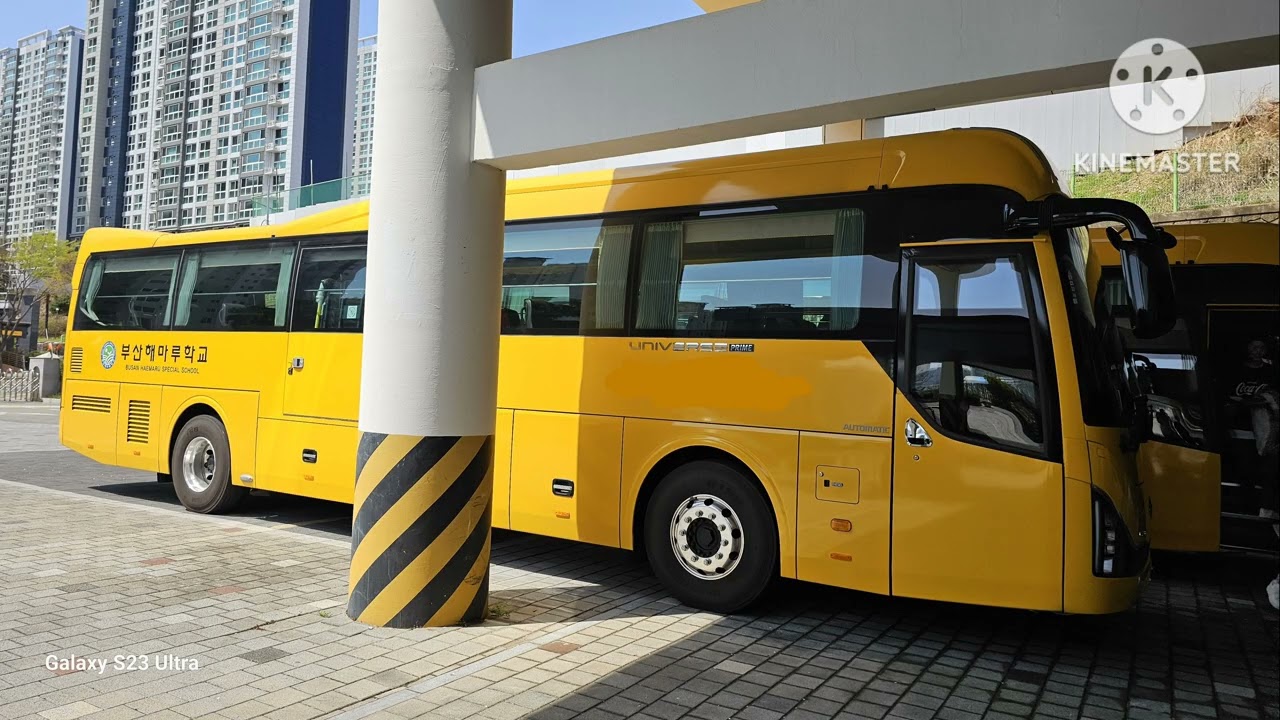 Hyundai Universe Prime Busan Haemaru School School Bus 7 2024년 4월 5일 사진촬영 