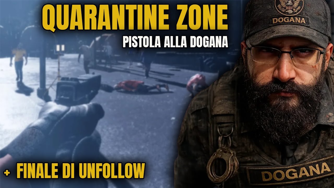 HORROR JOB Quarantine Zone PARTE 3 - PISTOLA alla DOGANA + FINALE di UNFOLLOW