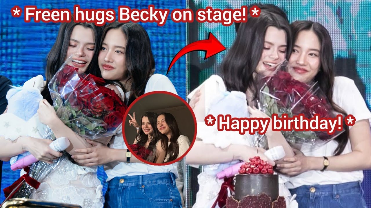 (FreenBeck) FREEN SURPRISES AND HUGS BECKY AT HER BIRTHDAY CONCERT!