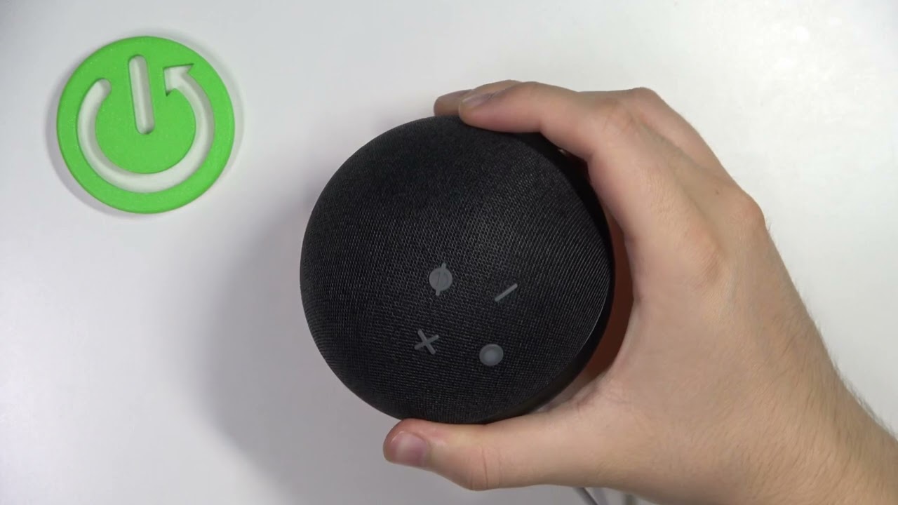 Как включить режим настройки на Amazon Echo Dot 4?