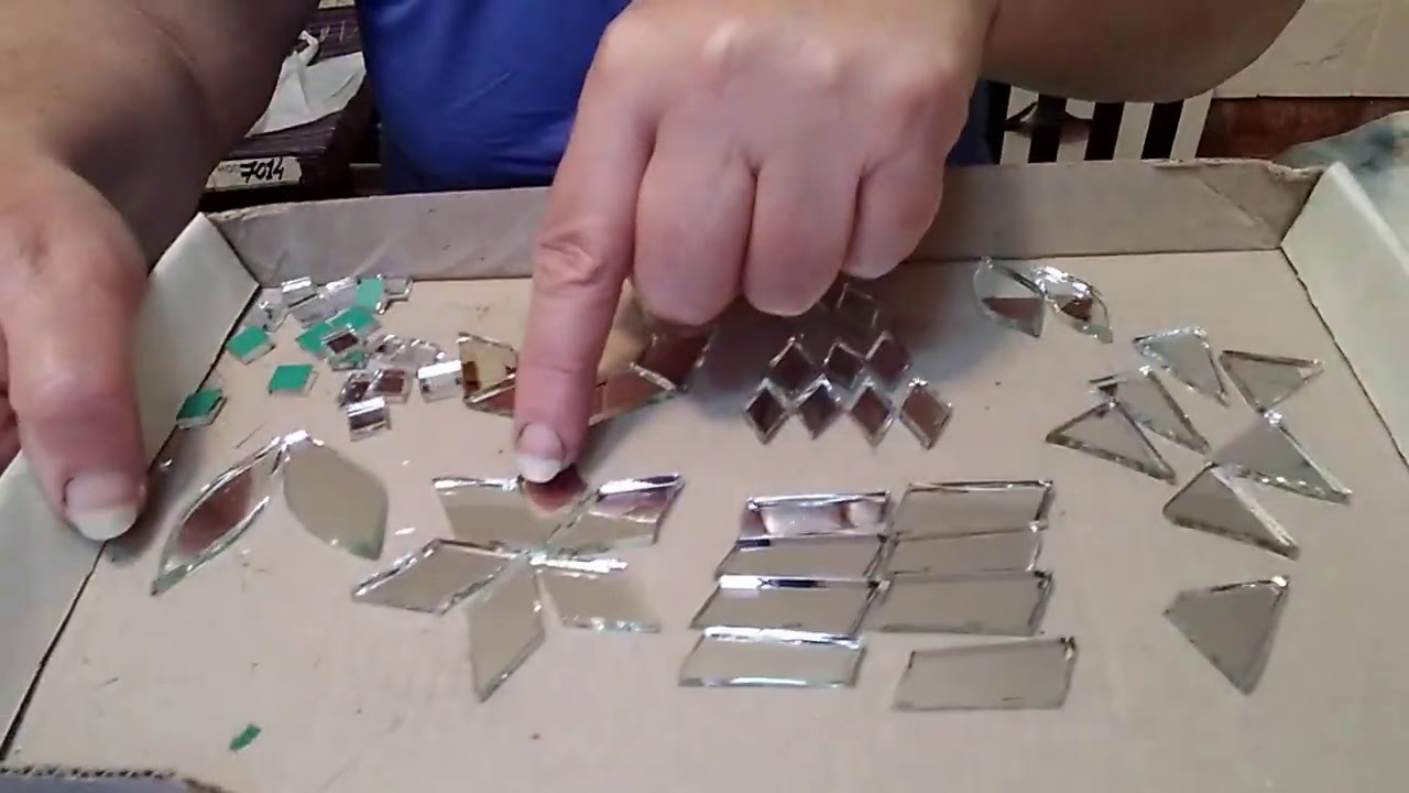 tutorial  cortes de vidrio espejo. cortes varios