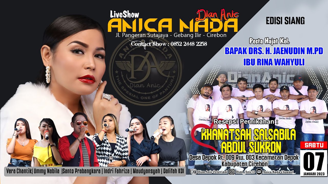🔴LIVE ANICA NADA ( DIAN ANIC ) | EDISI SIANG 07 JANUARI 2023  | DEPOK | CIREBON