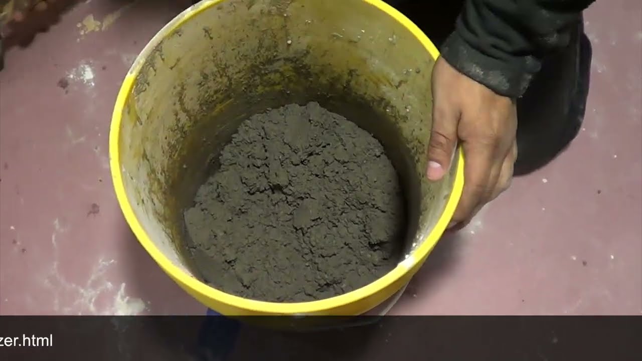 Concrete Stone Casting. Pre-mixed bags of ready-to-mix concrete