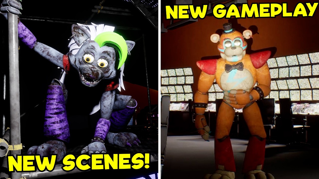 FNAF: Security Breach With ALL Its Cut Content