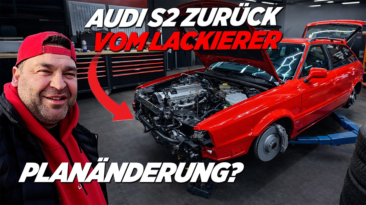 Audi S2 5-Zylinder Turbo - Zurück vom Lackierer! - Doch noch eine Planänderung?